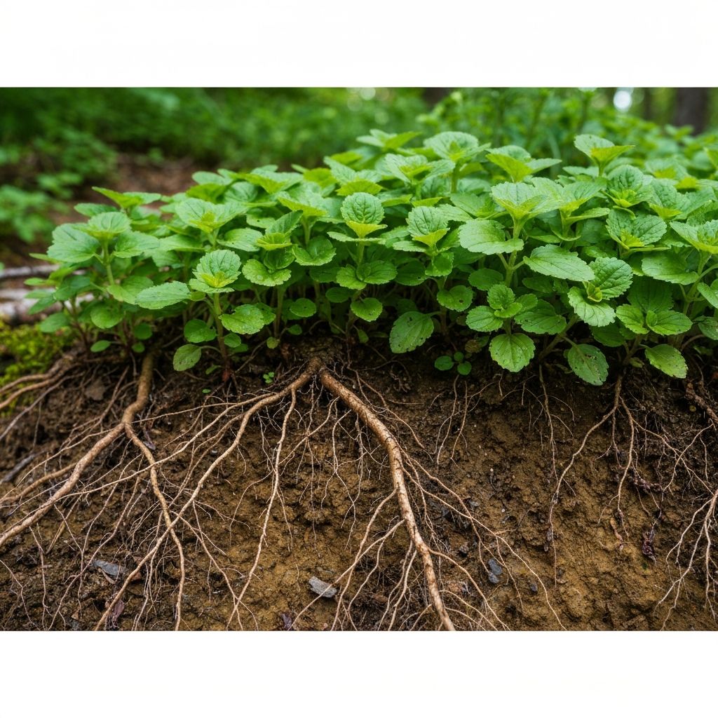 Alpine herbs in natural setting
